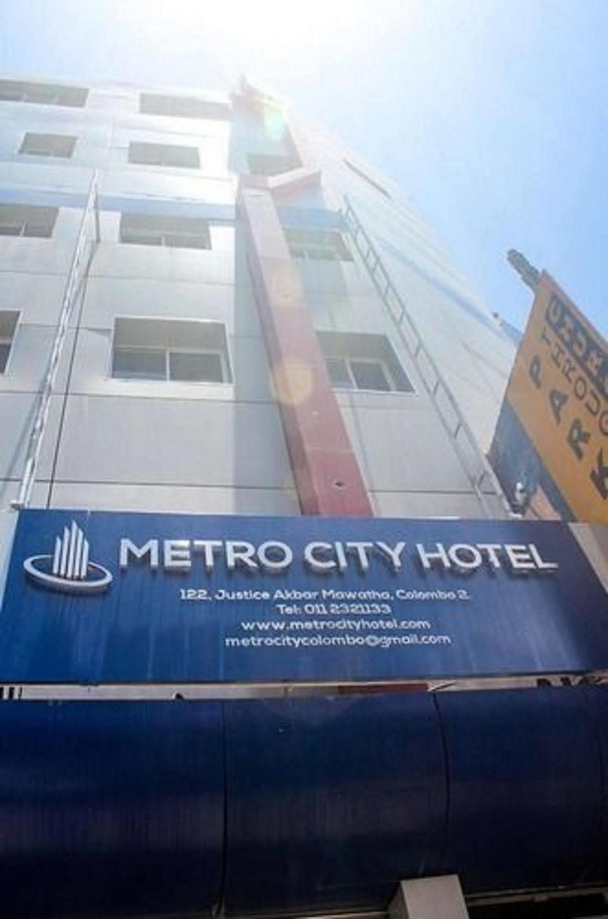 Metro City Hotel Kolombo Bagian luar foto